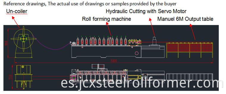 shutter door forming machine